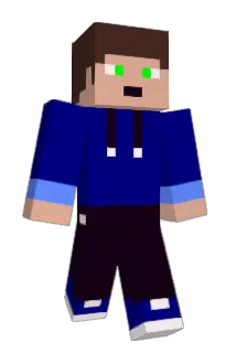 Snowcatman Minecraft avatar full body
