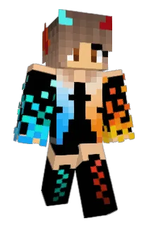 Snowflakeshira Minecraft avatar full body
