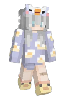 Snowflyke Minecraft avatar full body