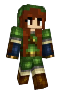 Snowy_Wolf_Dog Minecraft avatar full body