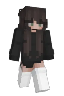 SnowyySKZ Minecraft avatar full body