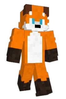 SnugglesFox Minecraft avatar full body