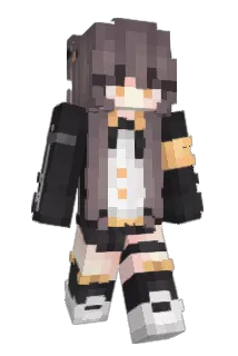 Sobremesa Minecraft avatar full body