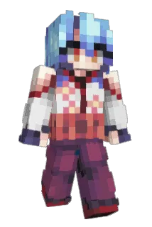 Solteira Minecraft avatar full body
