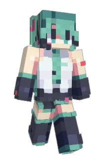 Somnana Minecraft avatar full body