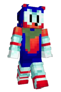 SonicVern Minecraft avatar full body