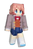 Sonrojado Minecraft avatar full body