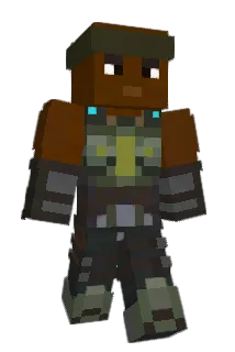 SouoPreto Minecraft avatar full body