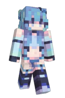 Soutester Minecraft avatar full body