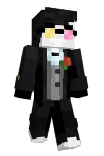 SpamtonEX Minecraft avatar full body