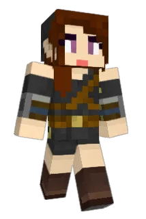 Spannana Minecraft avatar full body