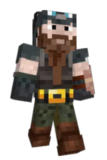 Specialted Minecraft avatar full body