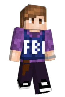 SpencerReid Minecraft avatar full body