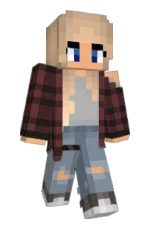 Spielerfrau Minecraft avatar full body