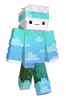 Spinier Minecraft avatar full body