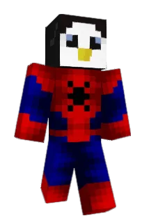 Spoderpenguin Minecraft avatar full body