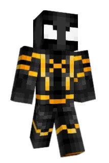 SpoodermanBlack Minecraft avatar full body