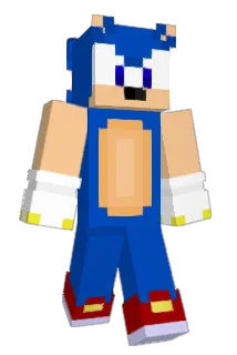 Sportlicher Minecraft avatar full body
