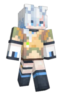Spuddling Minecraft avatar full body