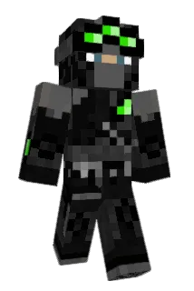Spyware Minecraft avatar full body