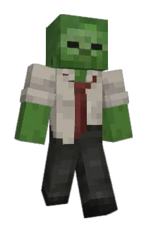 SquareZombie Minecraft avatar full body
