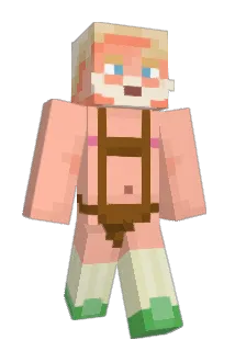 Squirtpants Minecraft avatar full body