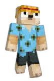 StarLlamacorn Minecraft avatar full body