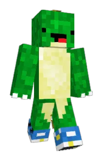 Stegossaurus Minecraft avatar full body