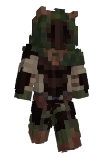 SteveLog Minecraft avatar full body