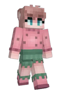 StrawbFleece Minecraft avatar full body