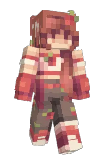 Strawberrykass Minecraft avatar full body