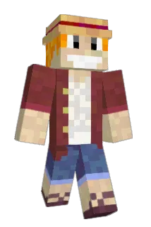 Strawhathippie Minecraft avatar full body
