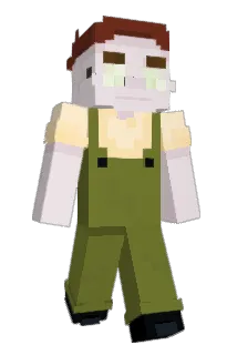 Straydex Minecraft avatar full body