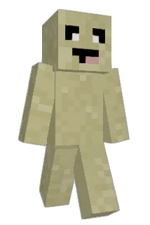 Stripped Minecraft avatar full body