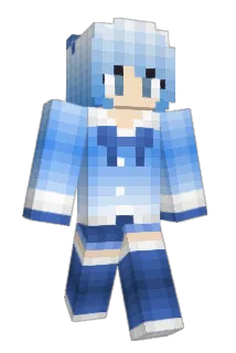 Sunning Minecraft avatar full body
