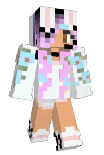 SupaGPrincess Minecraft avatar full body