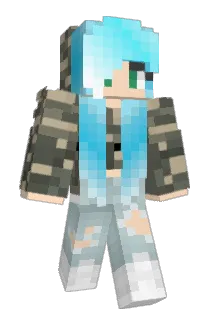 SuperGirlDestroy Minecraft avatar full body
