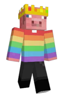 SuperRainblock Minecraft avatar full body