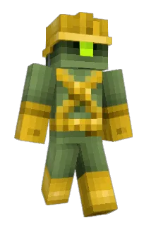 Superfraggle Minecraft avatar full body