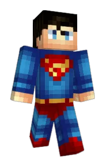 Superman Minecraft avatar full body