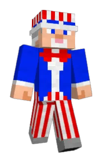 SupportOurTroops Minecraft avatar full body