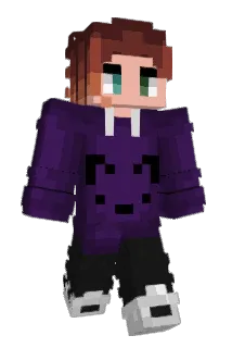 Supurple Minecraft avatar full body