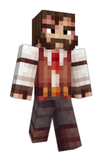 SussFox Minecraft avatar full body
