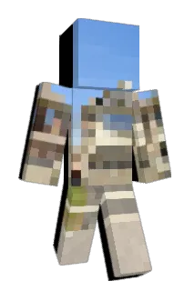 SussyCube Minecraft avatar full body