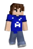 SussyCum Minecraft avatar full body