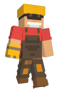 Swiftshader Minecraft avatar full body