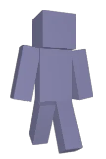 Sympathetic Minecraft avatar full body