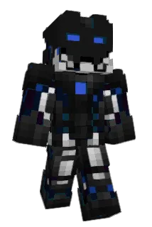 Synchronmaschine Minecraft avatar full body