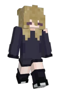 Synthpop Minecraft avatar full body