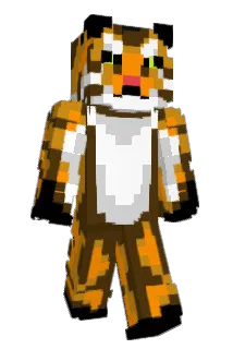 T1ger Minecraft avatar full body